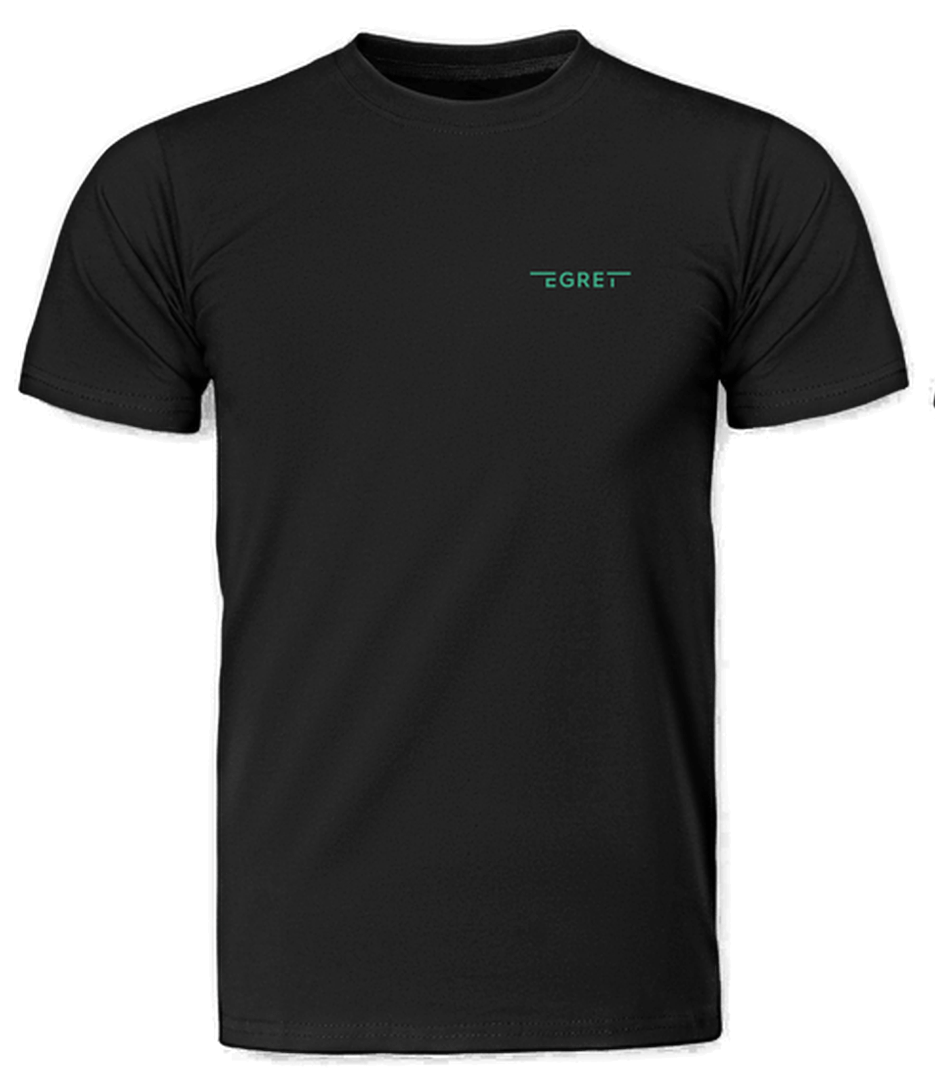 T-Shirt Egret black